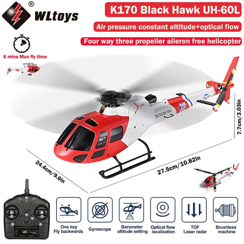 WLtoys 4CH K150-AS350 RC Helic - Rc Helicopter Gas recension och pris