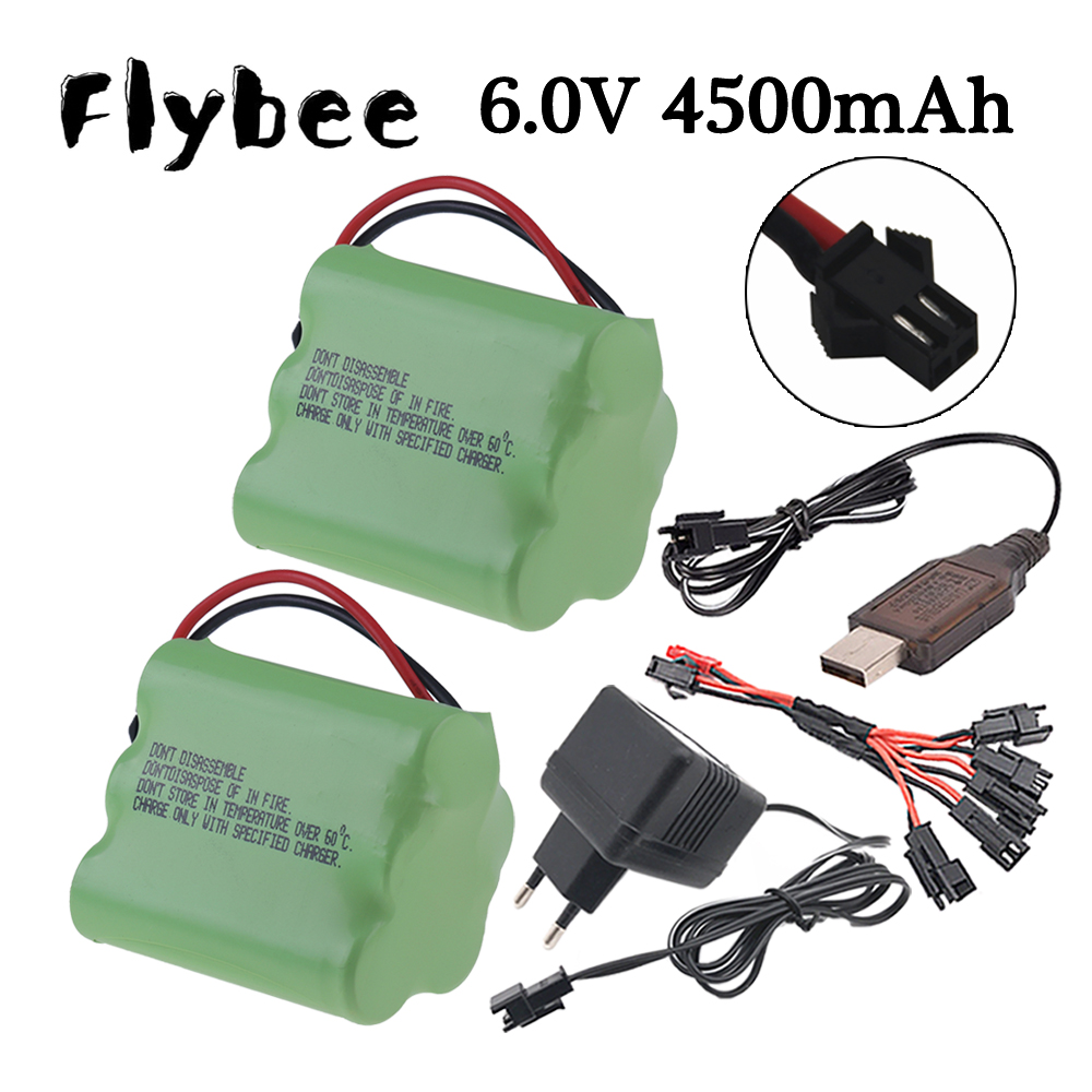 6v 4500mAh Ni-MH Battery SM Pl - Rc Helicopter Charger recension och pris
